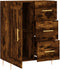 vidaXL - Dressoir - 69,5x34x90 - cm - bewerkt - hout - gerookt - eikenkleurig