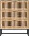 vidaXL - Dressoir - 60x30x75 - cm - bewerkt - hout