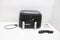 Philips 3000 Series - Dual Airfryer NA351/00 - 9L - Dubbele Mand - Zwart/Zilver