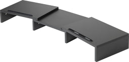 SpeaKa Professional SP-9472624 - Monitorstandaard voor 2 monitoren tot 68,6 cm of 1 tot 81,3 cm - Zwart