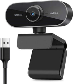 YONO Webcam voor PC met Microfoon - 1080P Full HD - Streaming Camera - Laptop - Office - Gaming - Zwart