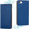 iMoshion Hoesje Geschikt voor iPhone SE (2022) / SE (2020) / 8 / 7 Hoesje Met Pasjeshouder - iMoshion Slim Folio Bookcase - Donkerblauw