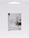 Excellent Houseware snijplank - wit - kunststof - 39 x 27 cm