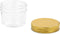 vidaXL - Jampotten - met - goudkleurige - deksels - 48 - st - 110 - ml - glas