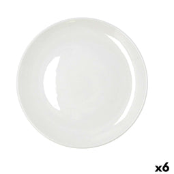 Bidasoa Harmony - Eetbord - Keramisch Ø 27 cm - Wit (6 Stuks)