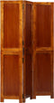 vidaXL - Kamerscherm - 3 - Panelen - Honingbruin - 35x1.5x160 - cm - Massief - Acaciahout
