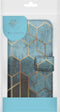 iMoshion Hoesje Geschikt voor Samsung Galaxy S21 Ultra Hoesje Met Pasjeshouder - iMoshion Design Softcase Bookcase - Goud / Meerkleurig / Groen / Green Honeycomb