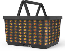 Basky Fry Me - Fietsmand - Gerecycled plastic - Zwart