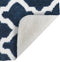 Dutch House Badmat Toulon - Badmat 60x90cm - Blauw - Antislip - Badmatten - Anti Slip Douchemat - Badkamer Mat - Snel Absorberend - Snel Drogende Badmat