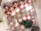 Kerstbal Set met 300 LED 120 pcs Roze Kunststof
