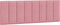 vidaXL - Hoofdbordkussen - 140 - cm - fluweel - roze