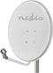 Nedis Satellietschotel - 80.0 cm - Versterking: 39.8 dB - Offset-hoek: 28 ° - Polyester / Staal - Grijs