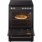 Etna FIV560ZWA - Inductiefornuis 4-pits - Elektrische oven 65L - Zwart