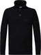 Petrol Industries - Heren Pullover - Fijngebreid V-hals 100% katoen - Zwart - Maat XL