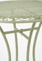 Mica Decorations Provence Bistrotafel - Eettafel - H70 x Ø60 cm - Lichtgroen