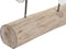 Decoratieve figuren DKD Home Decor 56 x 8 x 31 cm Bruin Aluminium Wit Mangohout Yoga