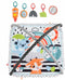 Fisher-Price 3-in-1 Muziek Gym - Speelmat met 5 speeltjes en muziek - 76 x 76 cm (1 stuk)
