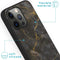 iMoshion Hoesje Geschikt voor iPhone 13 Pro Hoesje Siliconen - iMoshion Design hoesje - Zwart / Black Marble