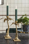 Light & Living Kandelaar Taxa - Metaal - Goud - palmboom - 21 x 32 x 21 cm (BxHxD)