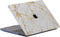 Lunso Geschikt voor MacBook Air 13 inch (2018-2019) cover hoes - case - Marble Stella