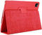 Lunso - Stand flip sleepcover hoes - Geschikt voor iPad Pro 11 inch (2020) - Rood