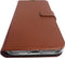 Valenta iPhone 15 - Book Case - Handgemaakt leer - Bruin