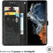 iMoshion Hoesje Geschikt voor Samsung Galaxy S23 Ultra Hoesje Met Pasjeshouder - iMoshion Mandala Bookcase - Zwart