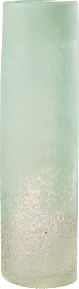 J-Line vaas Scavo - glas - aqua - 41.00 cm hoog