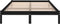 vidaXL - Bedframe - massief - hout - zwart - 180x200 - cm