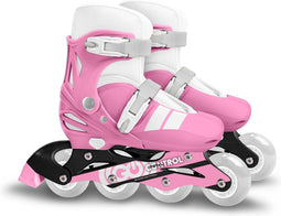 Inline Skates Hardboot Roze/wit Maat 30-33