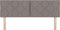 vidaXL - Hoofdbord - met - Diamantblokjes - Design - Taupe - 160 - cm - Stof