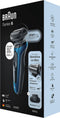 Braun 61-B1200s - Scheerapparaat - Waterdicht Oplaadbaar - Zwart/Blauw