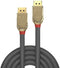 Lindy 36292 - DisplayPort kabel - 2.00 m - 8K ondersteuning - Goud