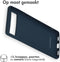 iMoshion Hoesje Geschikt voor Google Pixel 6a Hoesje Siliconen - iMoshion Color Backcover - Donkerblauw