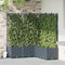 vidaXL - Tuinplanter - met - Trellis - 5 - stuks - Lichtgrijs - 120x120x143 - cm