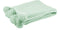 J-Line Plaid Pompom - fleece deken - polyester - licht groen - 170 x 130 cm - woonaccessoires