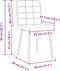 vidaXL - Eetkamerstoelen - 2 - st - fluweel - blauw