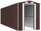 vidaXL - Tuinschuur - 192x689x223 - cm - gegalvaniseerd - staal - donkerbruin