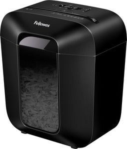 Fellowes LX25 - Papierversnipperaar - P4 Cross-Cut - 6 vel - 11.5 L - zwart