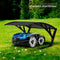 tectake® Domus - Garage voor Robotmaaier - Weerbestendig - 81 x 100 x 48 cm - Zwart - Inclusief 4 grondpennen