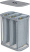 Joseph Joseph Tota - Wasmand - 3 Compartimenten 90 Liter - Grijs