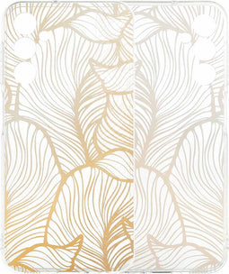imoshion Hoesje Geschikt voor Samsung Galaxy A25 (5G) Hoesje Siliconen - imoshion Design hoesje - Meerkleurig / Golden Leaves Transparant