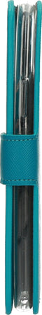 Mobiparts iPhone 11 Pro - Wallet Case - Saffiano motief - Blauw