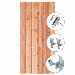 Tuindeco - Tuindeur Privacy Red Class 90 cm Tuindeco