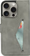 Mobiparts iPhone 15 Pro - Classic Wallet Case - Ruimte voor pasjes - Granite Grey