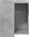 vidaXL - Kattenbakkast - 42x42x51 - cm - bewerkt - hout - betongrijs