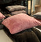 Dutch Decor ZICO - Kussenhoes zigzag 45x45 cm Dusty Rose - roze - superzacht - met rits