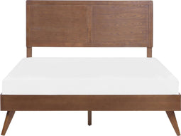 ISTRES - Tweepersoonsbed - Donkere houtkleur - 160 x 200 cm - MDF