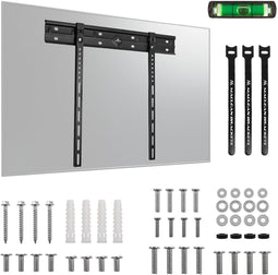 Maclean MC-123 - Ultra platte muurbeugel voor TV 40-85 inch - VESA 600x400 - tot 80kg - zwart