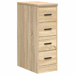 vidaXL - Garagekast - 30x51x85 - cm - massief - grenenhout - sonoma - eikenkleurig